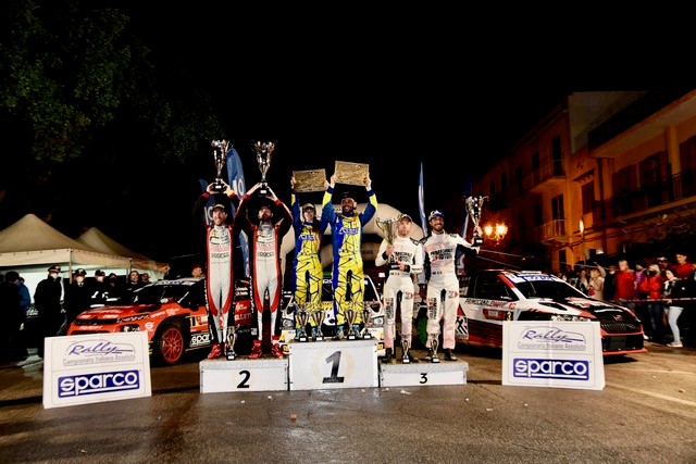 Prima vittoria nel Campionato Italiano Assoluto Rally Sparco per De Tommaso-Ascalone (Skoda Fabia Rally2) nella 106^ Targa Florio