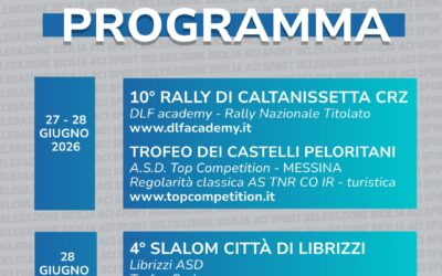 Le gare del week in Sicilia
