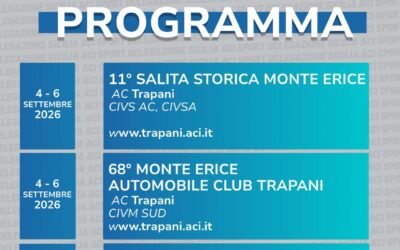 Le gare siciliane del 5 e 6 settembre